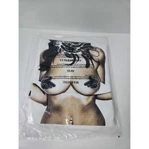 Crooks & Castles white tshirt tee size Small Medium Smuts716 girl